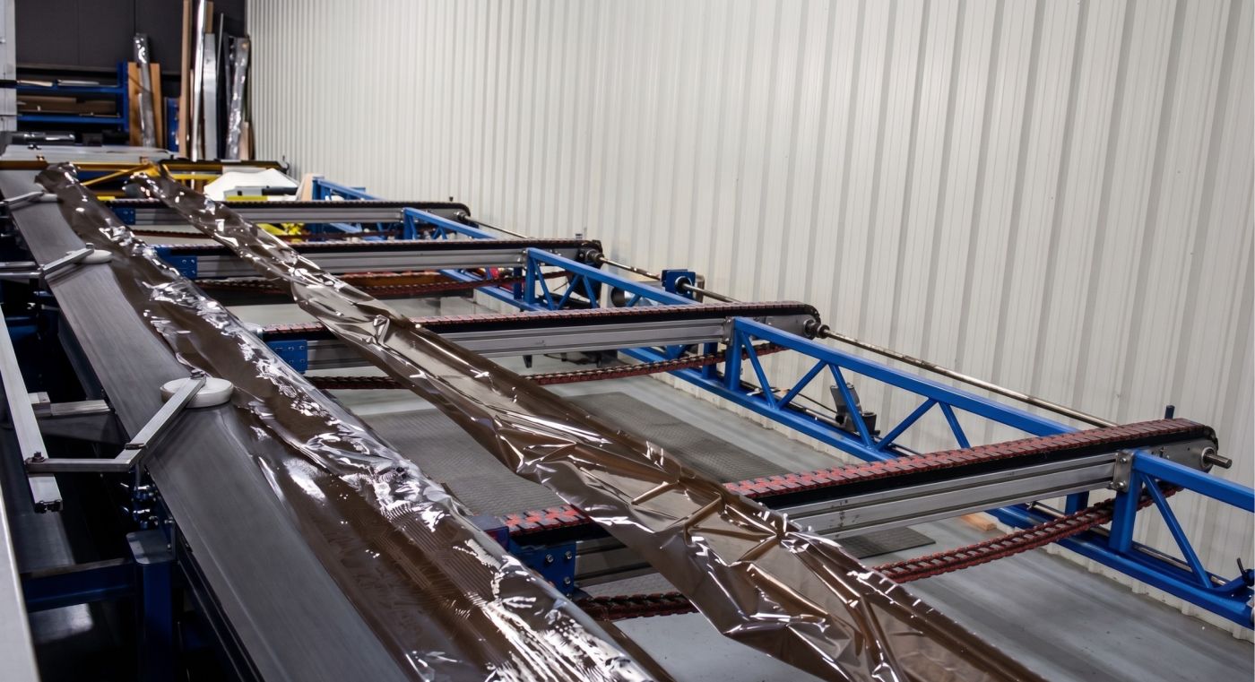 The sublimation production line